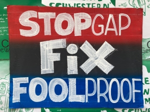 Stopgap Fix Foolproof (Provisorium Repariert Perfektion) D ocumenta 15, Installation view at Trafo Haus, Kassel, Germany, 2022